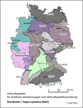 Karte zur Herkunft