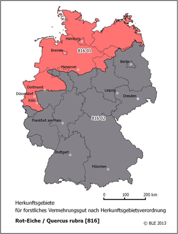 Karte zur Herkunft