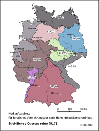 Karte zur Herkunft